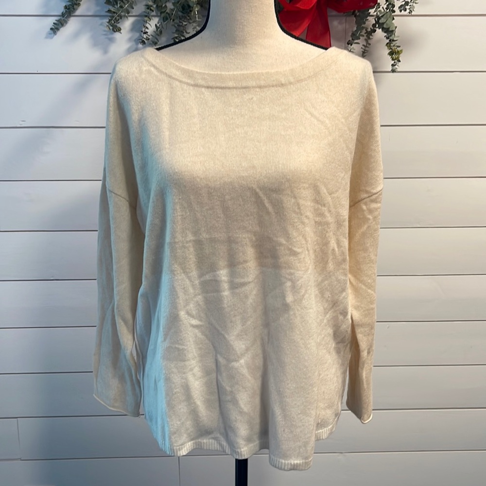 Duffy cashmere boat neck sweater